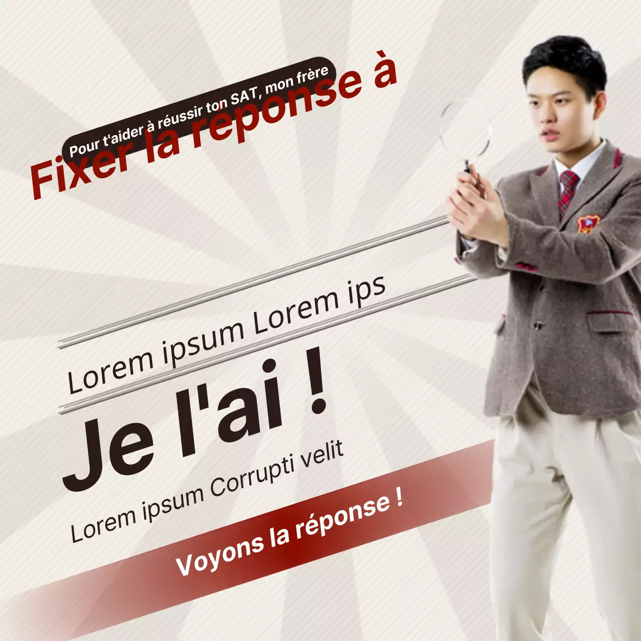 Trouver la bonne réponse