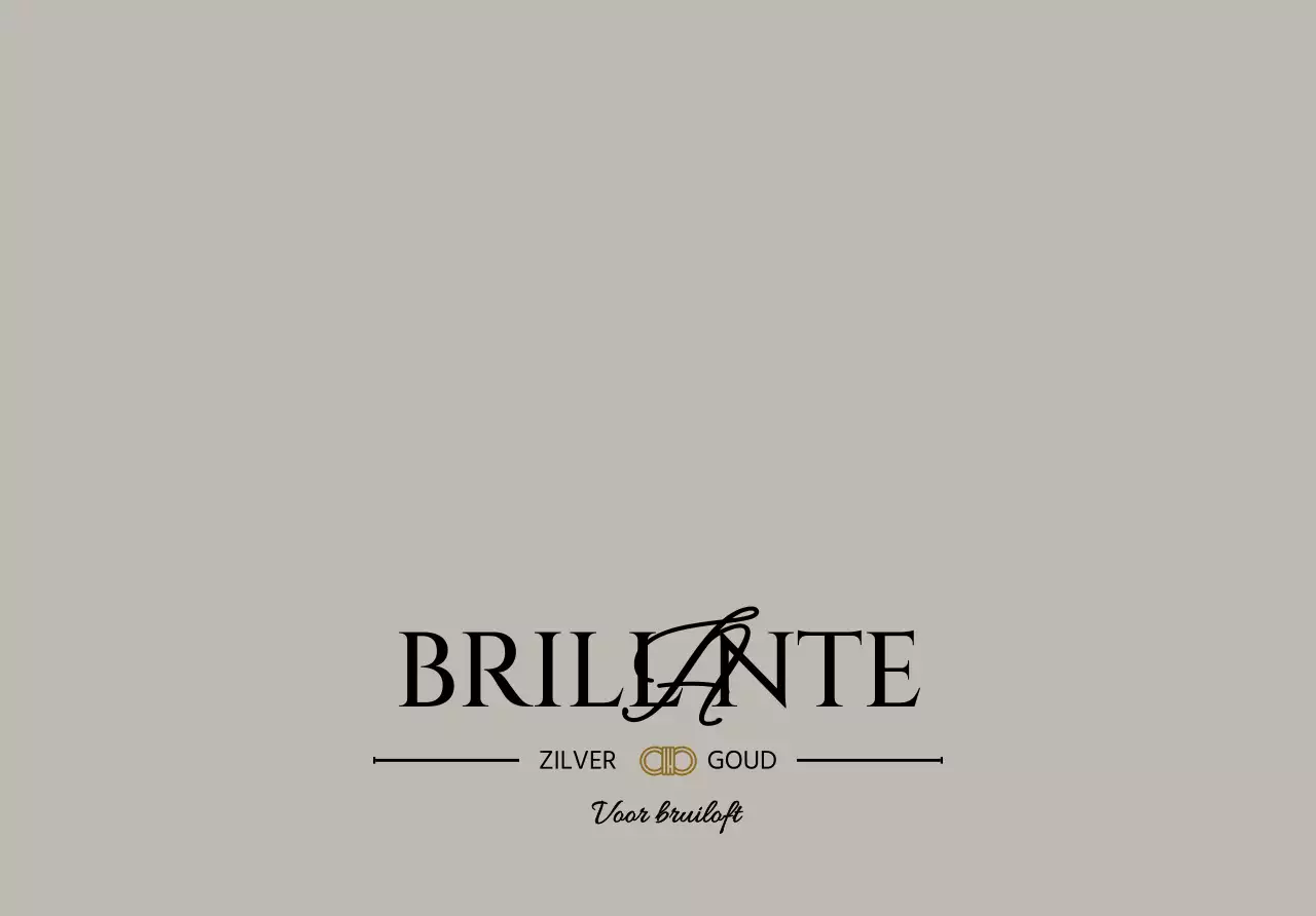 Ontwerp met een zwart, stijlvol logo van een juwelierszaak voor alleen bruiloften