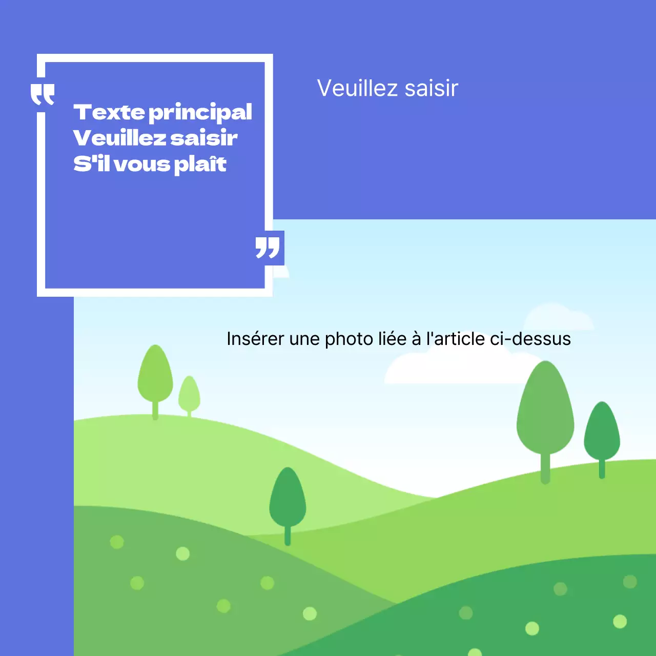 Modèle de base de CardNews