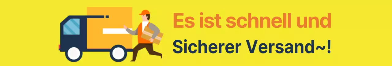 Gelbe einfache Illustration Lieferung