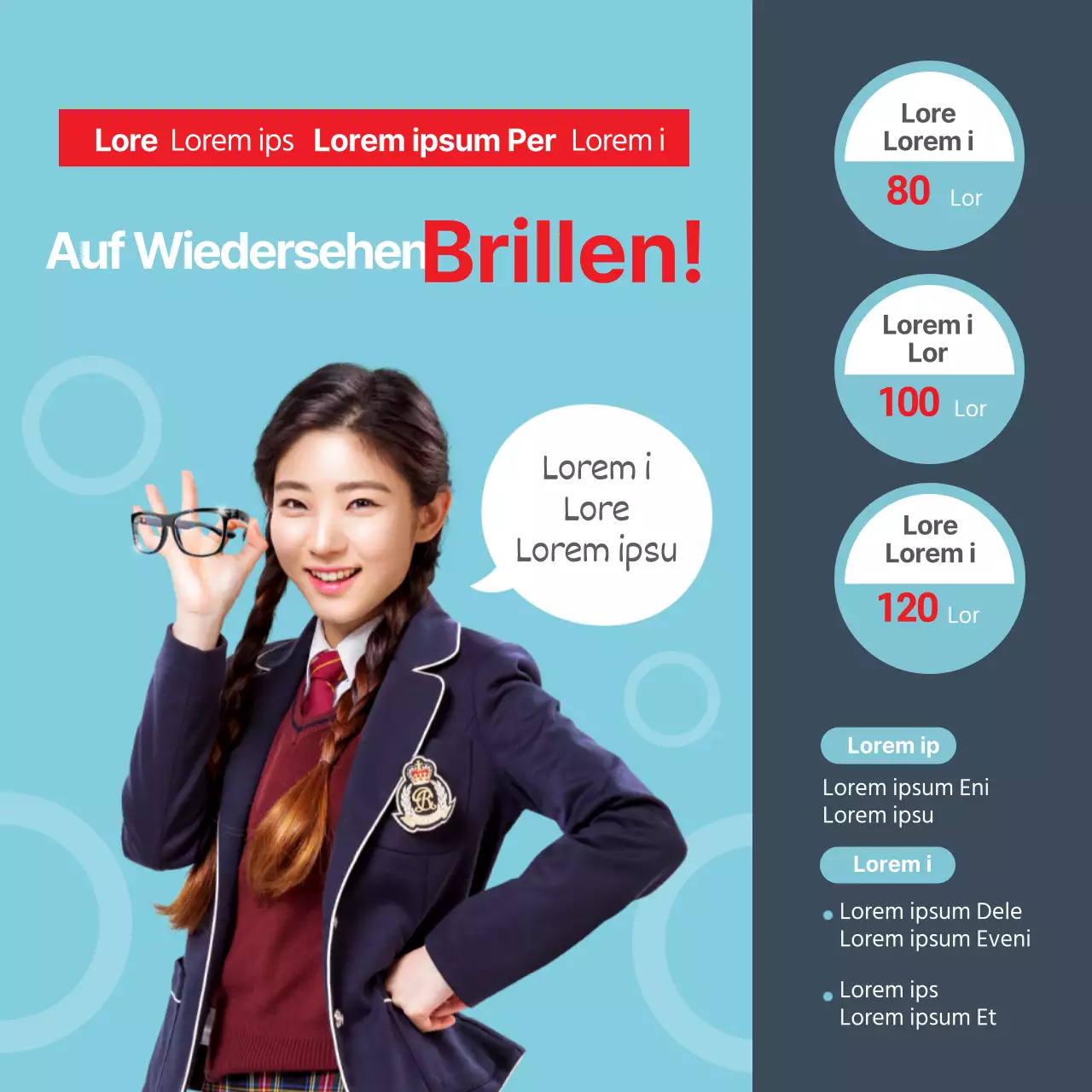 Himmelsgraues Foto SATs-Veranstaltung Ophthalmologie-Werbung