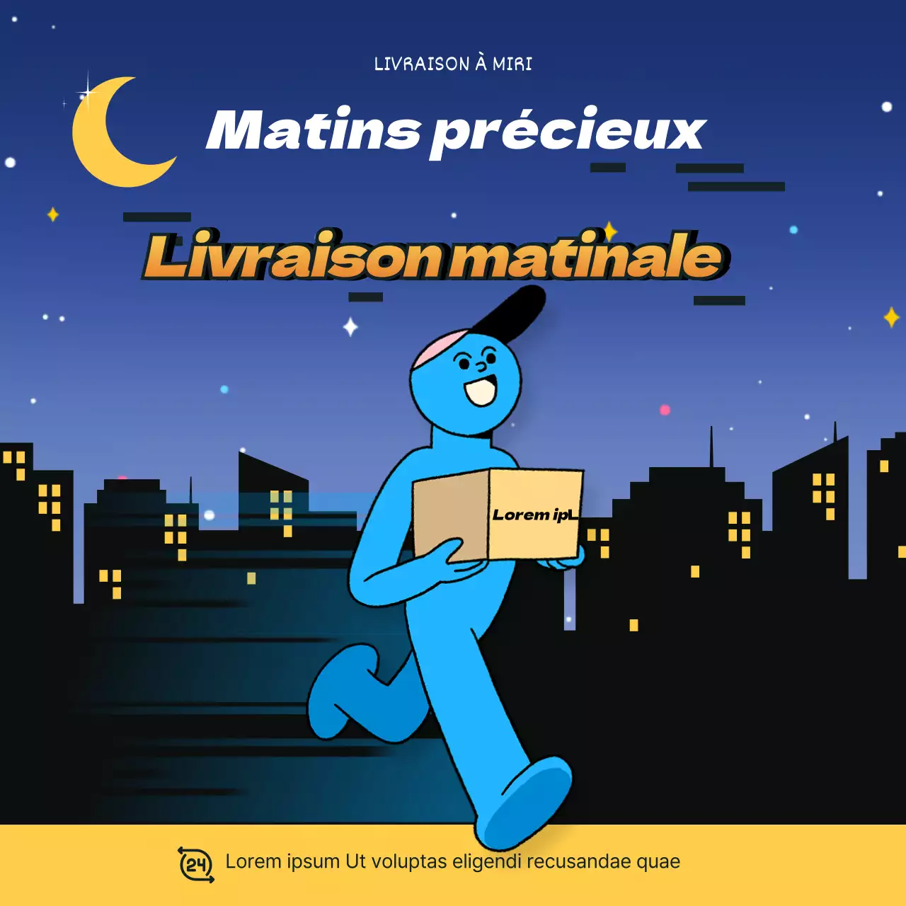 Blue Cat fait la promotion de son service de livraison matinale