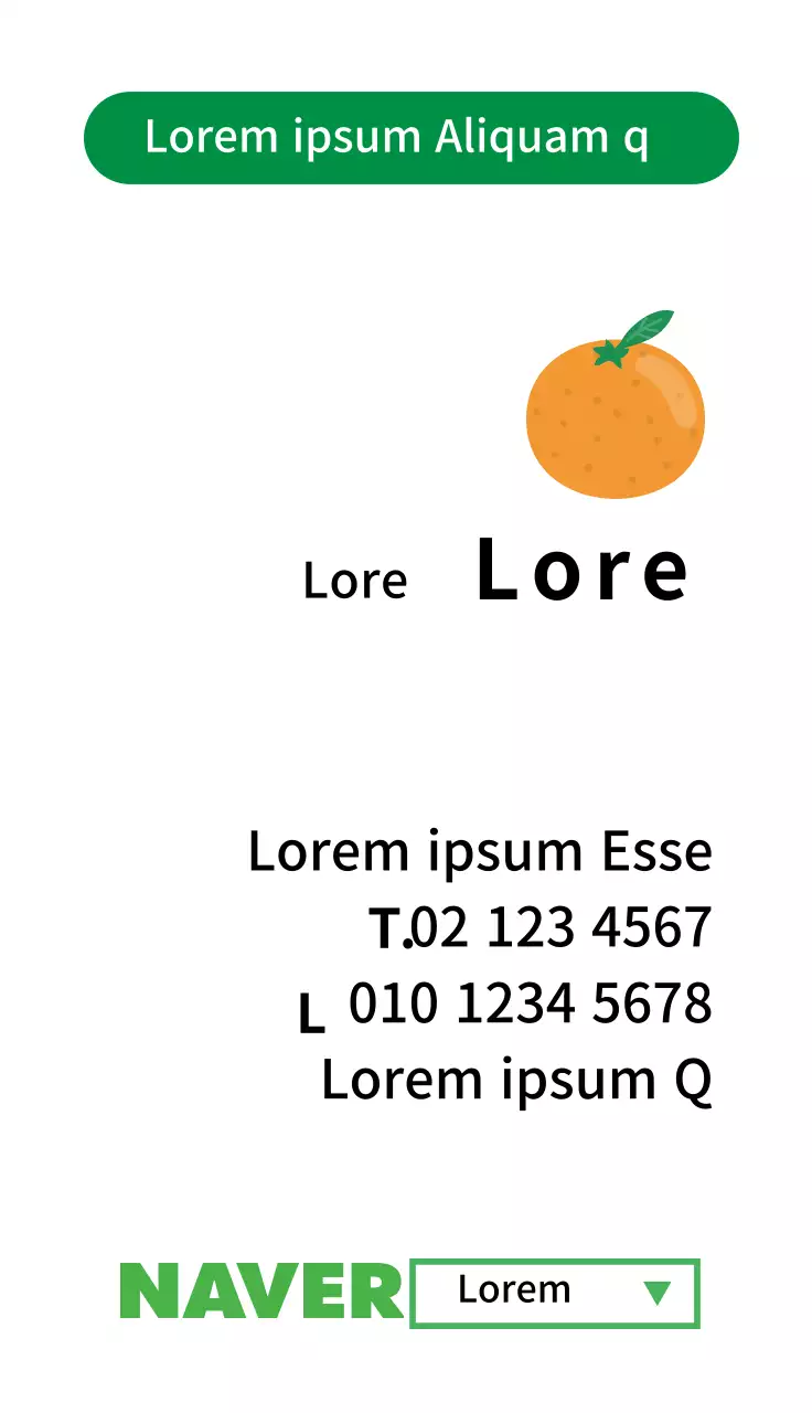 Naranja ilustración linda granja de productos