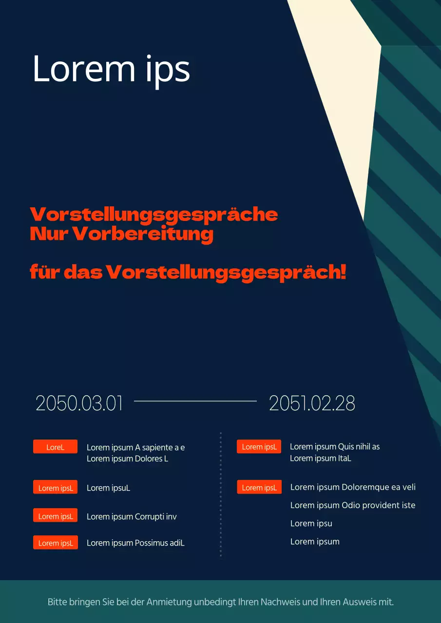 Anleitung für die Anmietung eines marinegrünen Bewerbungsanzugs