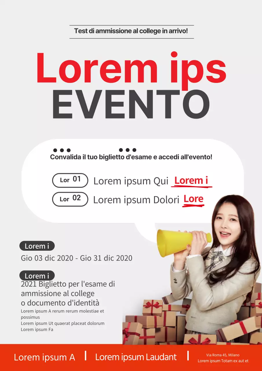 Grigio Rosso Fotografia Evento SATs Promozione Dermatologia