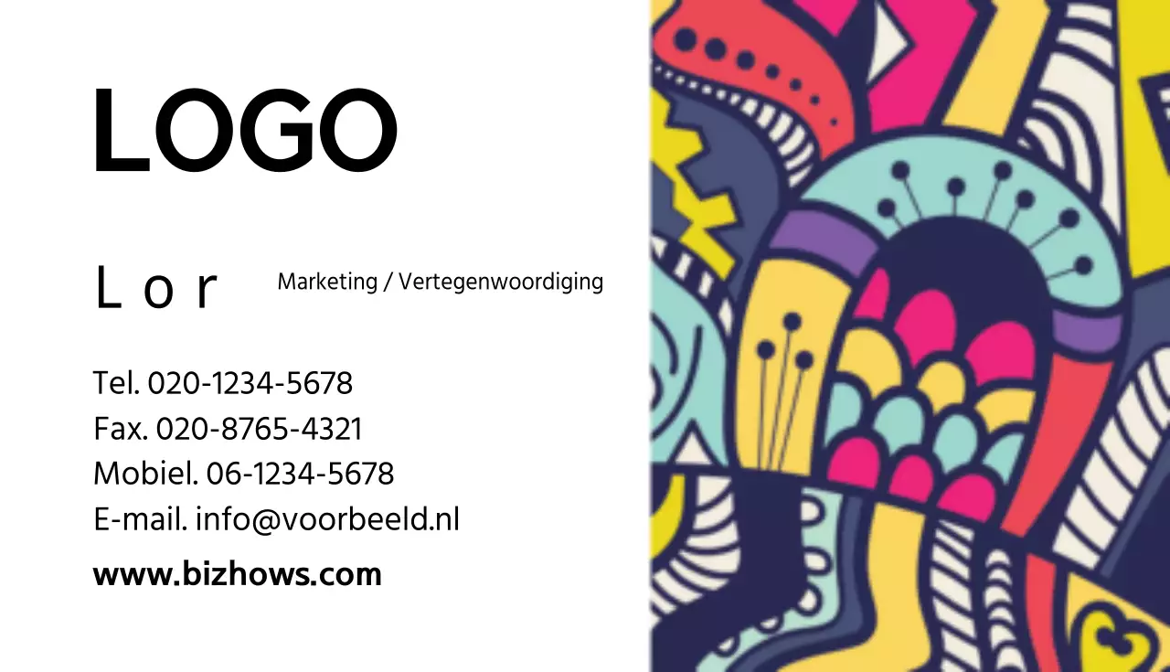 Zakelijke visitekaartjes