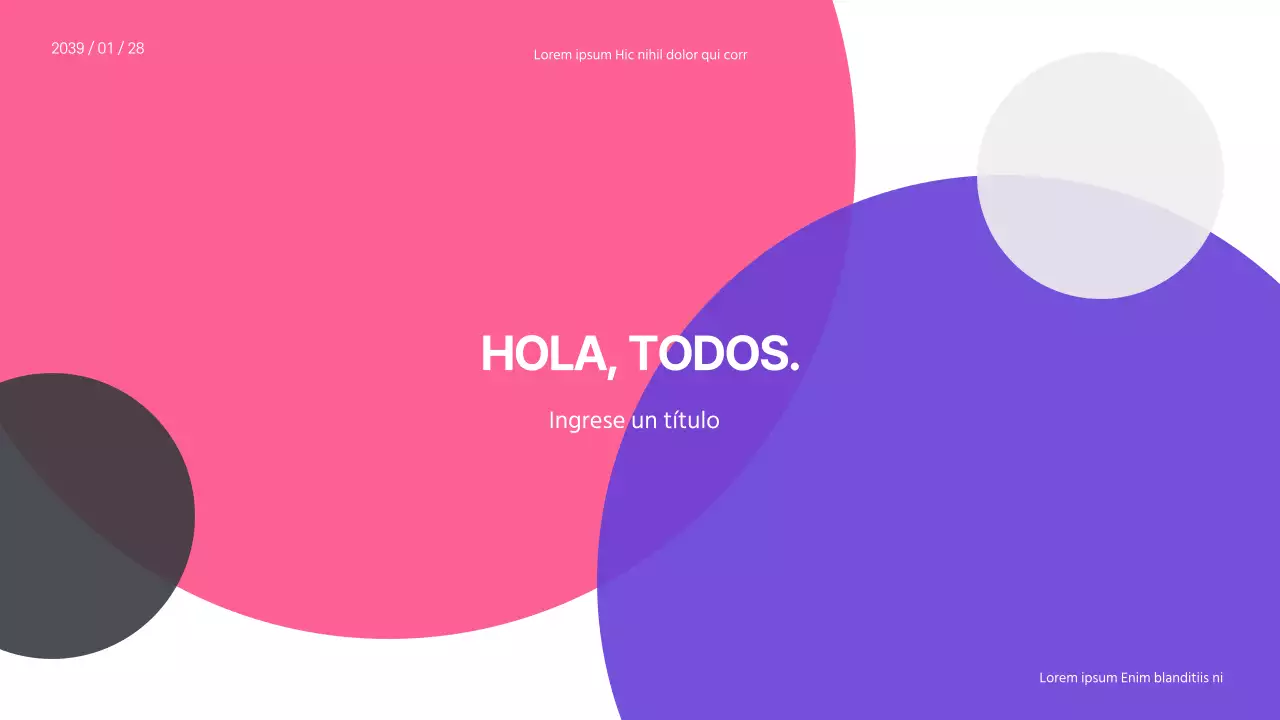 Presentaciones circulares