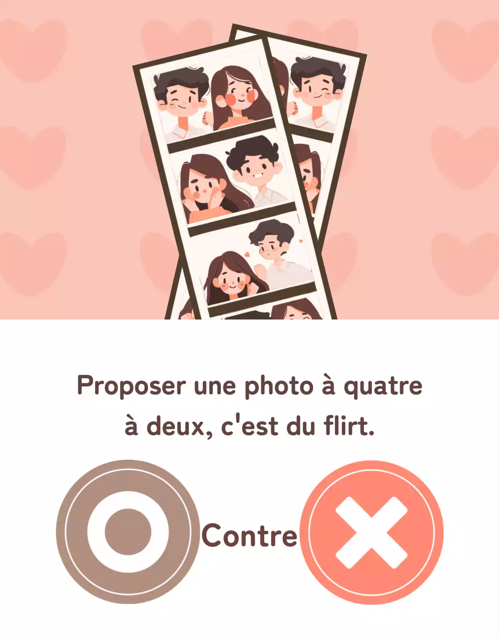 Un simple billet de style webcomic sur fond rose