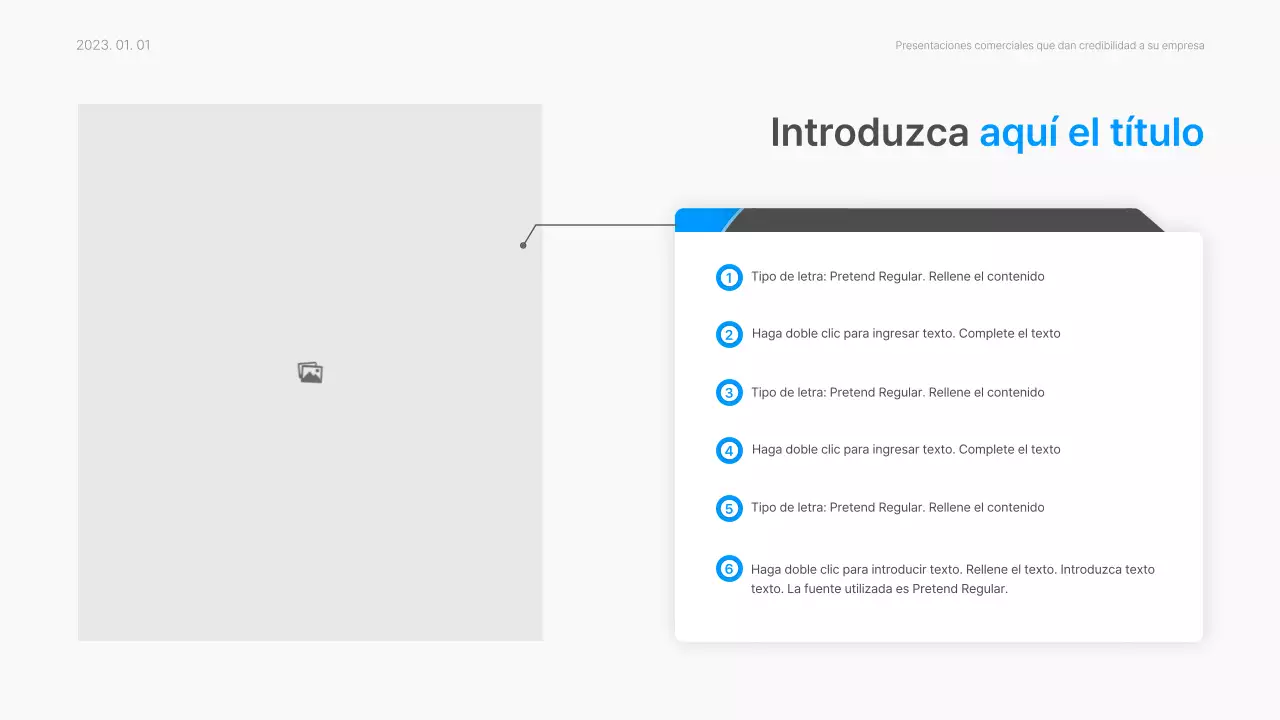 Informe corporativo con un moderno estilo degradado en blanco y azul