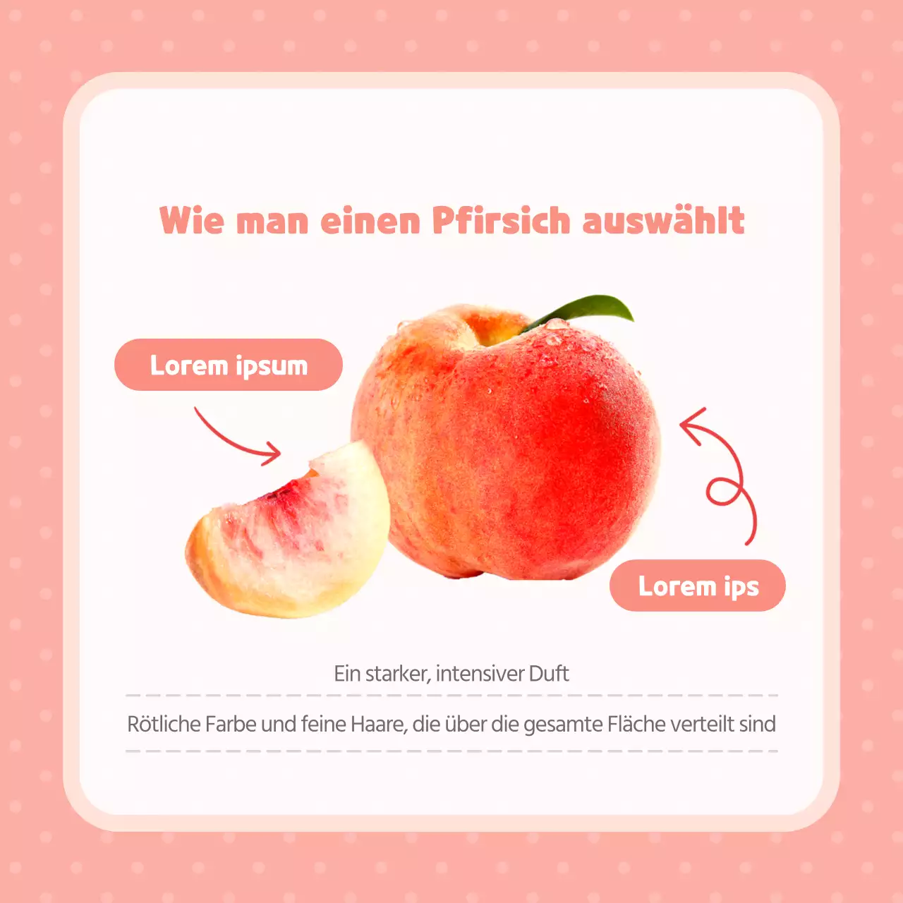 Tipps für die Auswahl rosa, schöner und leckerer Pfirsiche