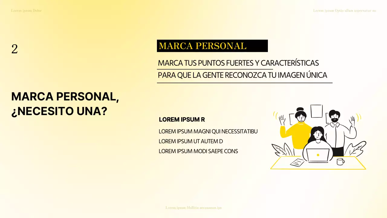 Recursos para el aula en tonos amarillos y grises con ilustraciones sencillas