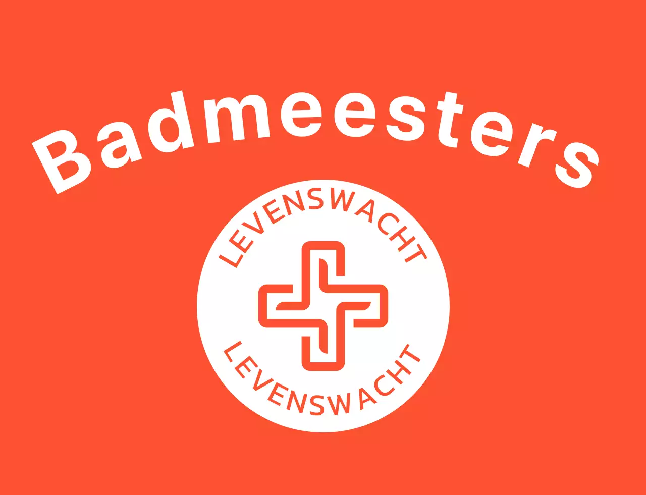 Badmeester badmeester in wit