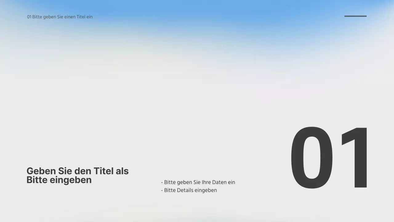 Unscharfe Darstellung des Farbverlaufs