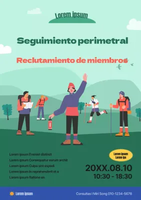 Promover la contratación de montañeros naturales verdes y rojos