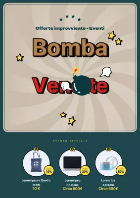 Promuovete una super svendita verde e d'ispirazione vintage