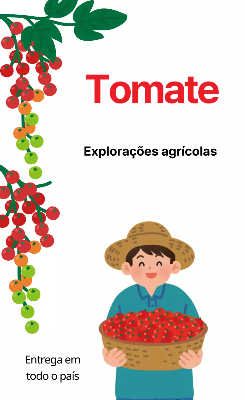 Ilustração branca de um rótulo de uma quinta de produtos agrícolas
