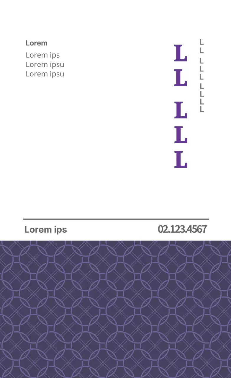 Paarse traditionele oosterse geneeskunde kliniek reclame label