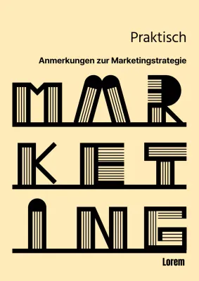 Illustrierter Vorschlag mit Marketing-Typografie