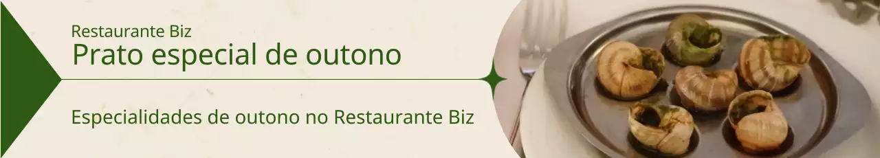 Promover um menu de restaurante com um conceito calmo e emocional