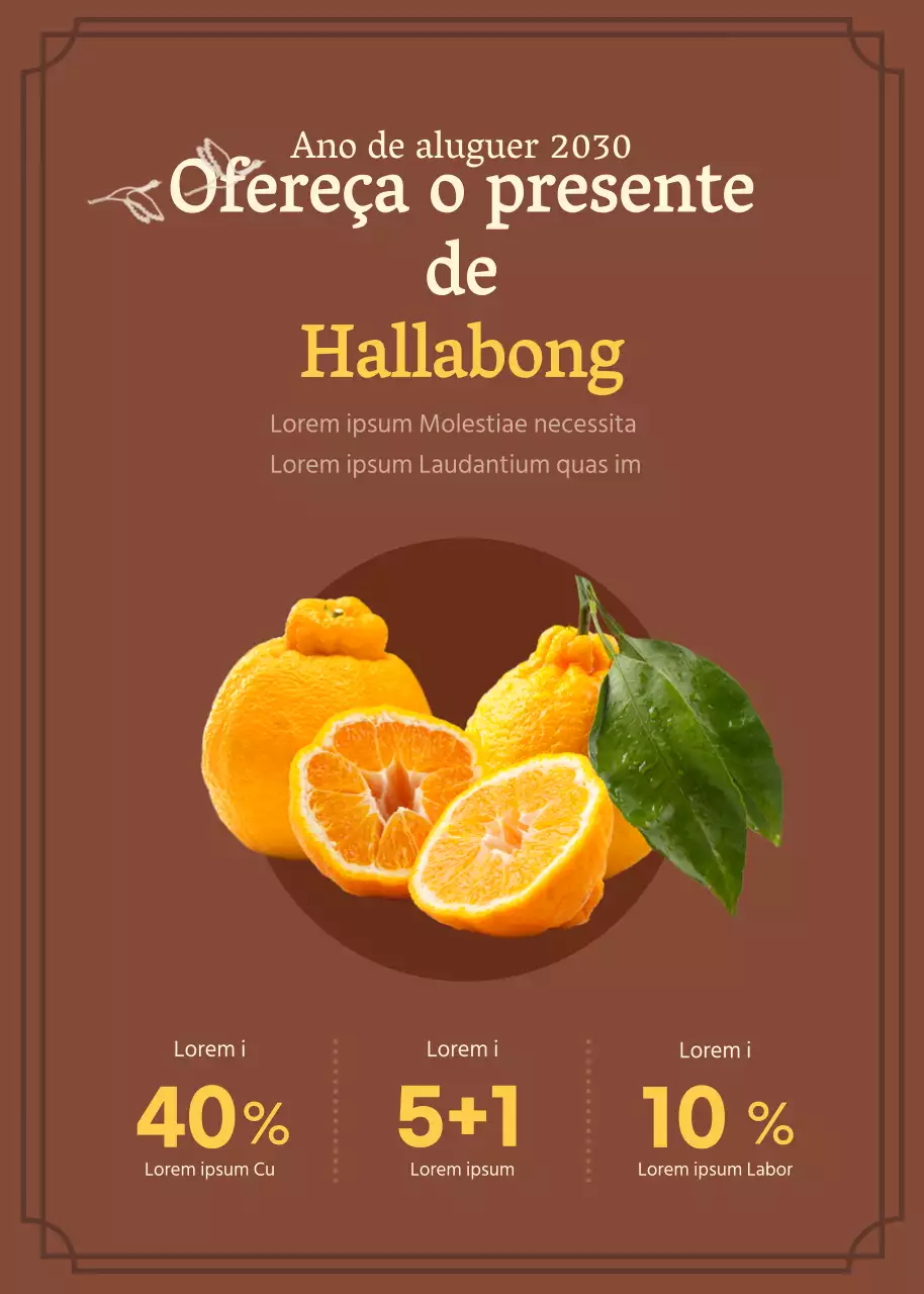 Detalhes do evento de oferta de alabote castanho