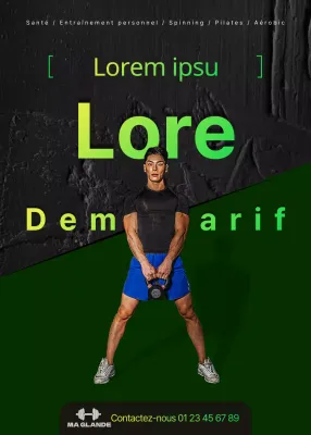 Offres spéciales sur la cotisation annuelle en matière de santé mises en évidence par un dégradé de vert