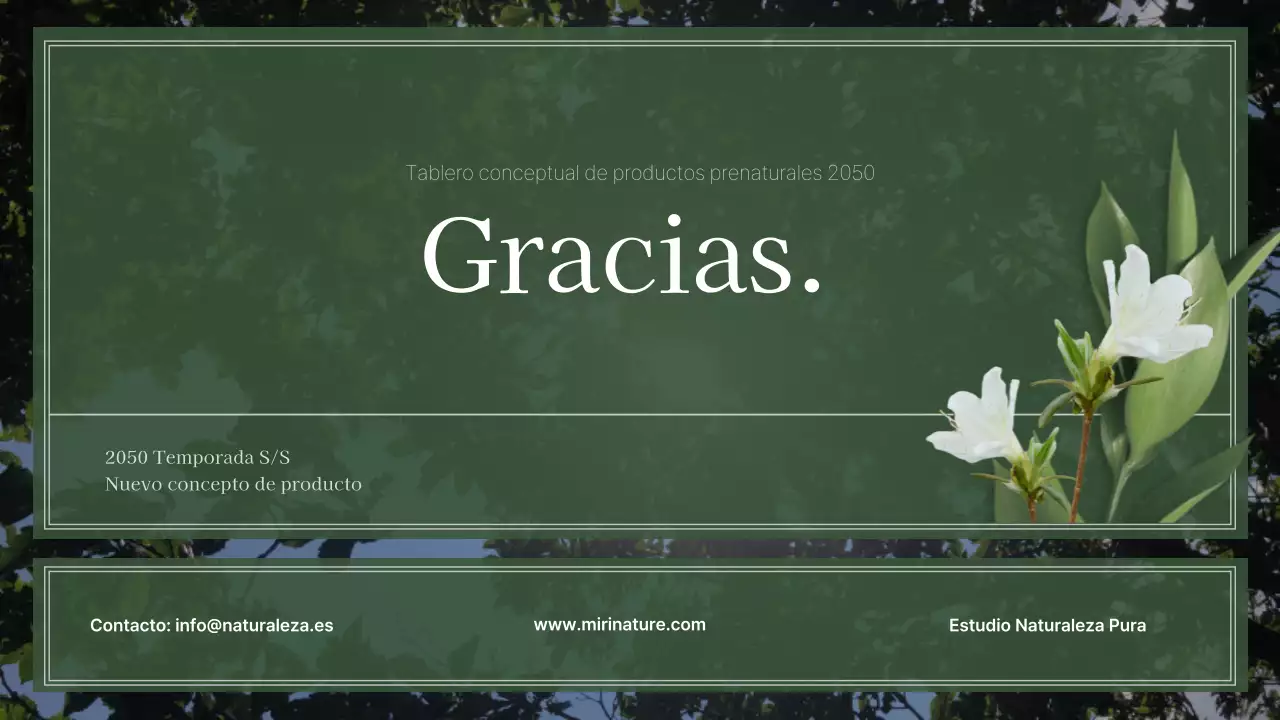 Tablero conceptual de cosméticos con un tema de naturaleza verde