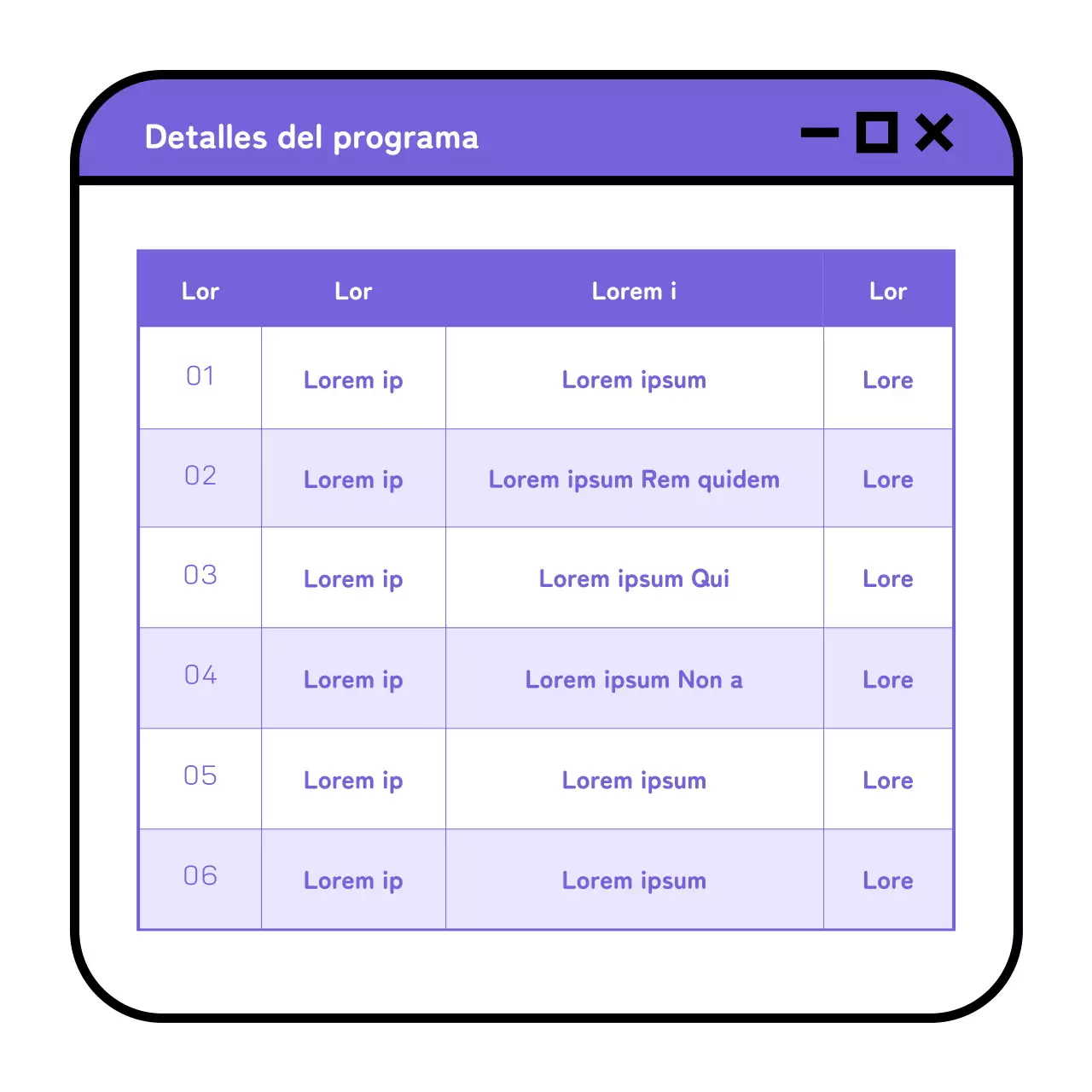 Un sencillo anuncio amarillo y malva para la contratación de una escuela de negocios