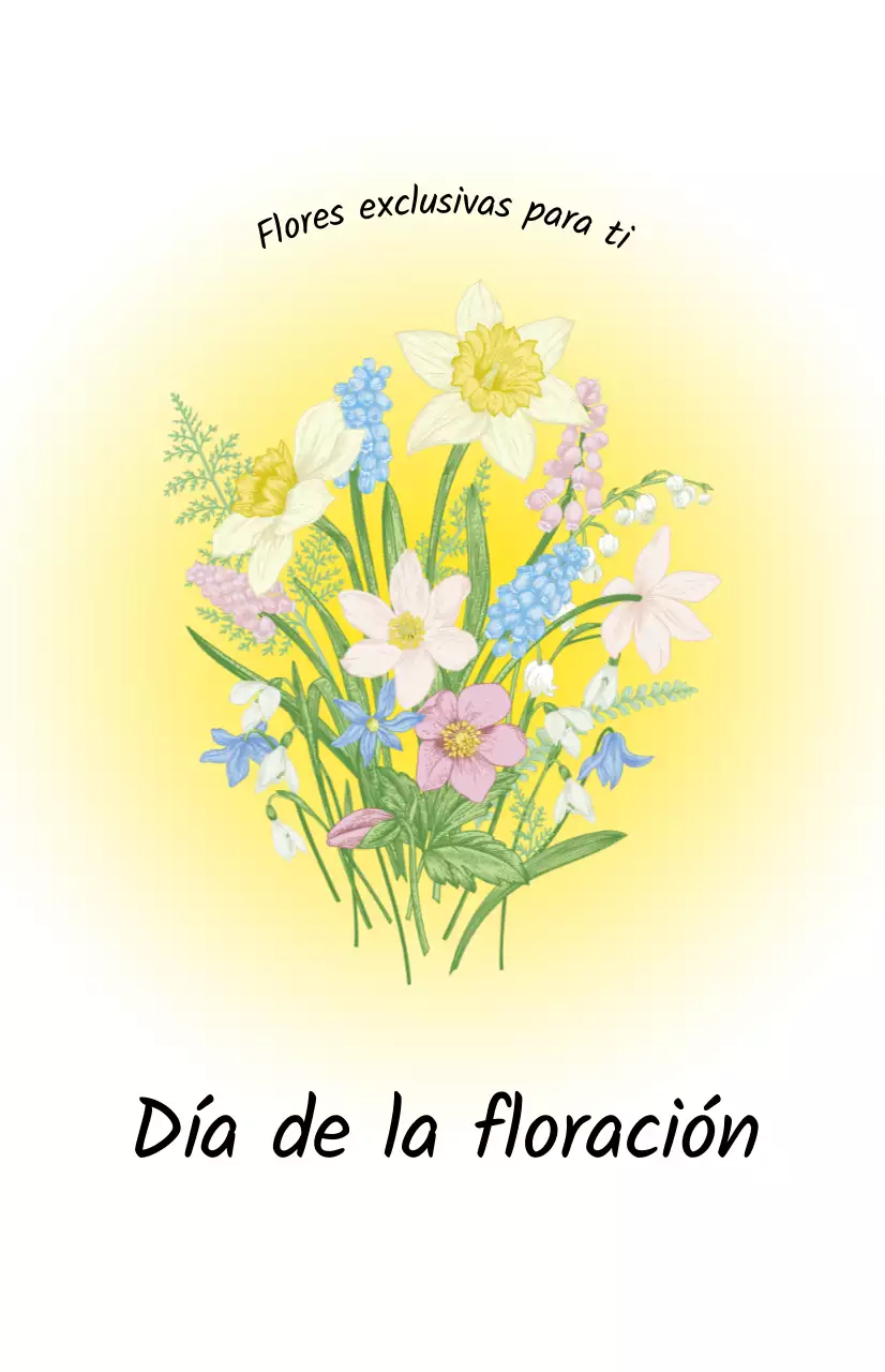Una floristería con degradados de color e ilustraciones de ramos para dar un aire fresco a la primavera
