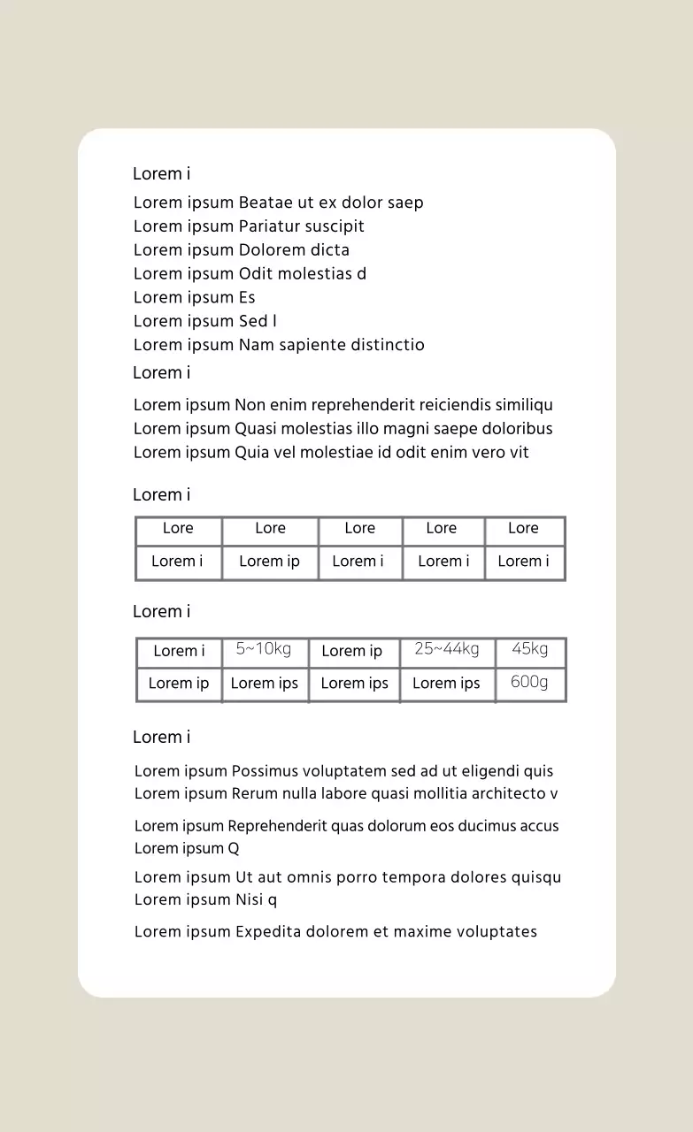 Beige Welpe einfaches Detail Etikett