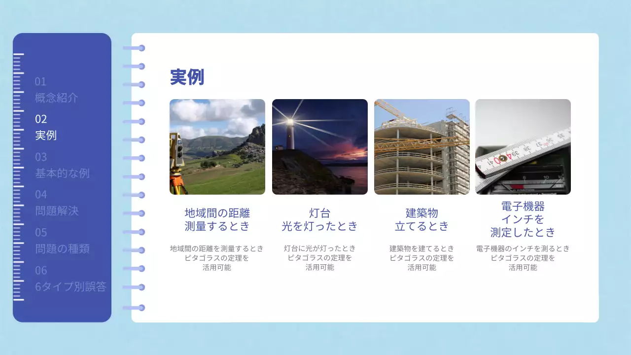 青 シンプル 教育 ドキュメント プレゼンテーション