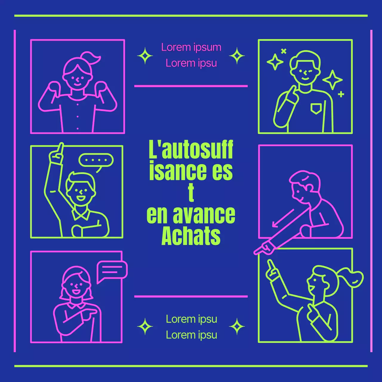 À propos des téléphones portables autonomes bleu marine et chartreuse