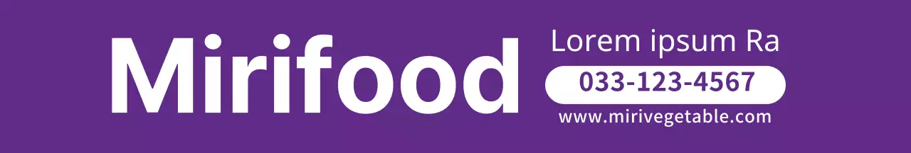 Nom de l'entreprise Blue Purple Green Vibrant Produce