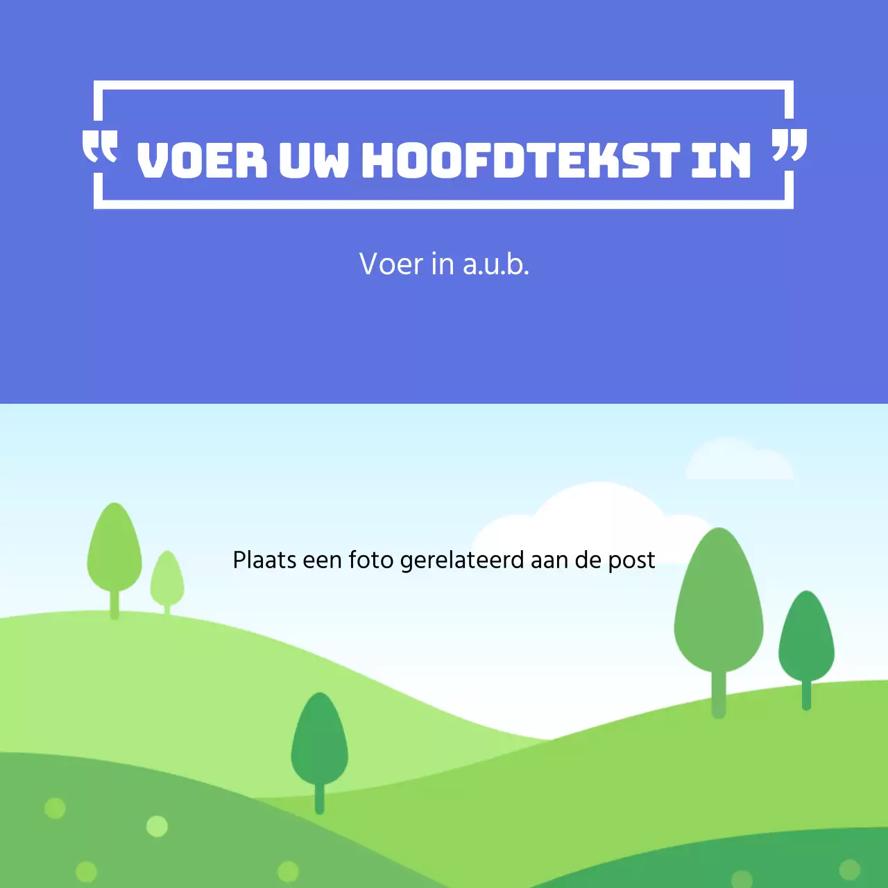 Basis CardNews-sjabloon