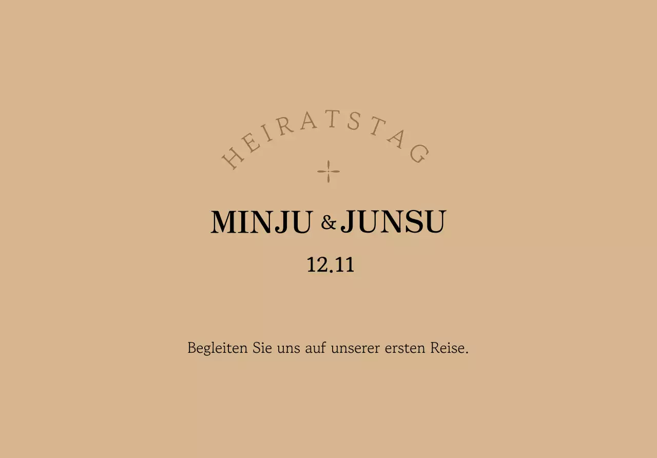 Einfache klassische Hochzeitseinladungen mit Text und Illustrationen