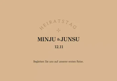 Einfache klassische Hochzeitseinladungen mit Text und Illustrationen