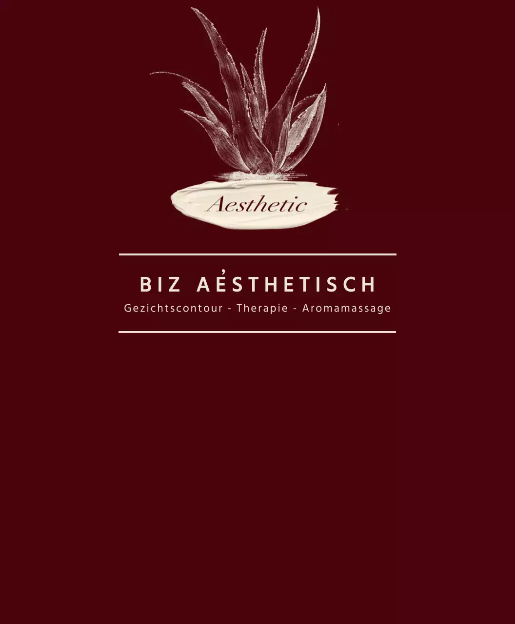 Aesthetica Aroma Massagesalon Cosmetica T-shirt