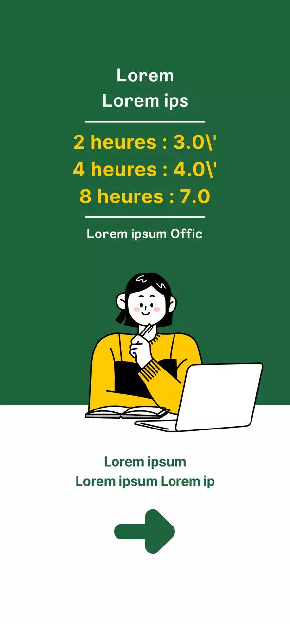 Faites la promotion de votre café d'études avec un arrière-plan propre et vert.