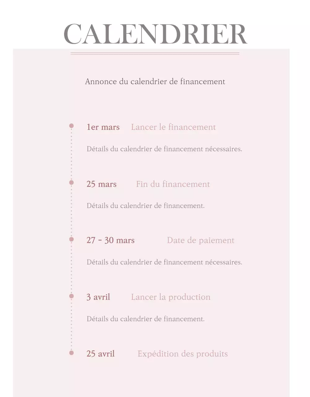 Page de détails sur les bijoux