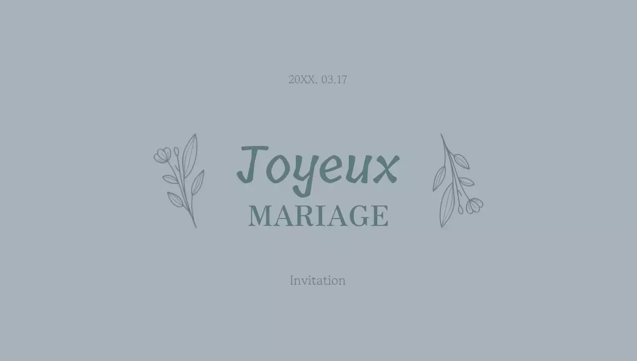 Enveloppes d'invitation de mariage luxueuses avec texte et illustrations florales