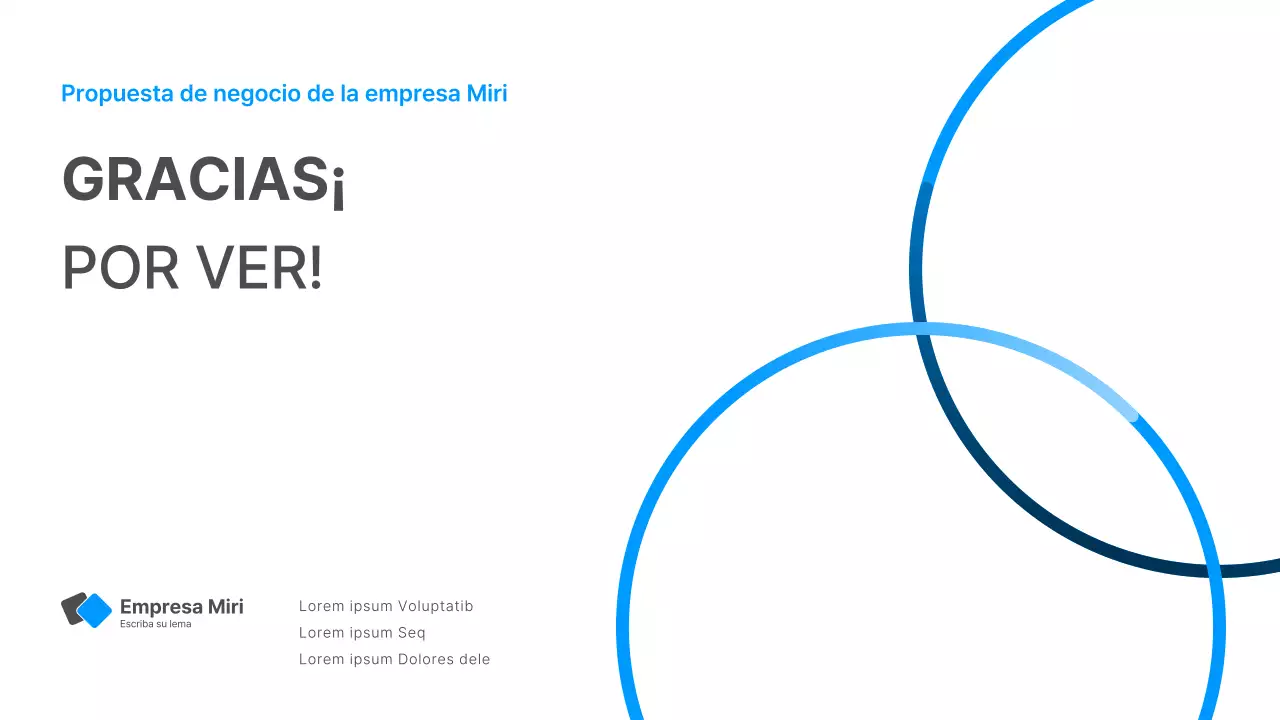 Informe corporativo con un moderno estilo degradado en blanco y azul