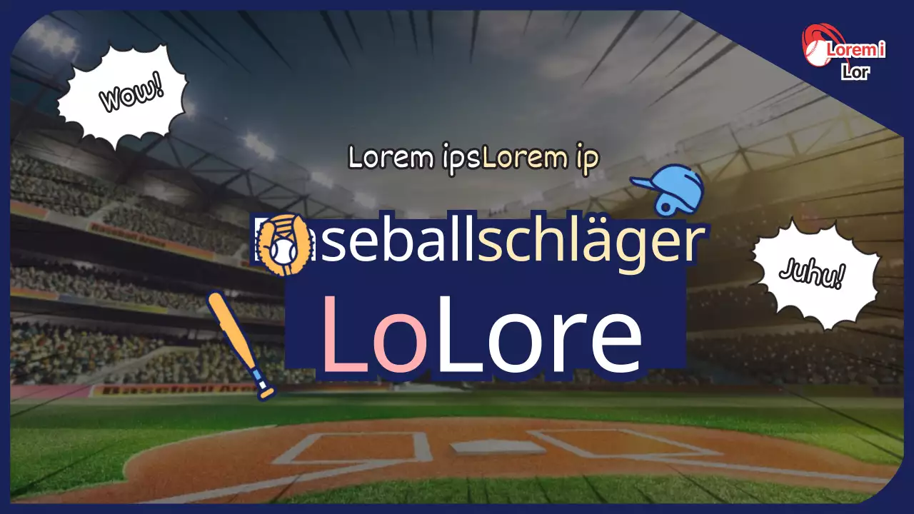 Eine blau umrandete Sammlung von Phrasen