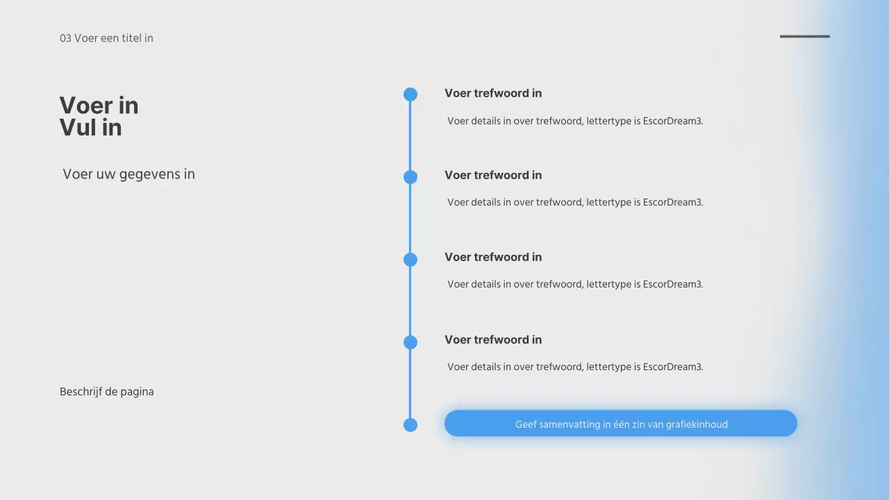 Onscherpe gradiëntweergave