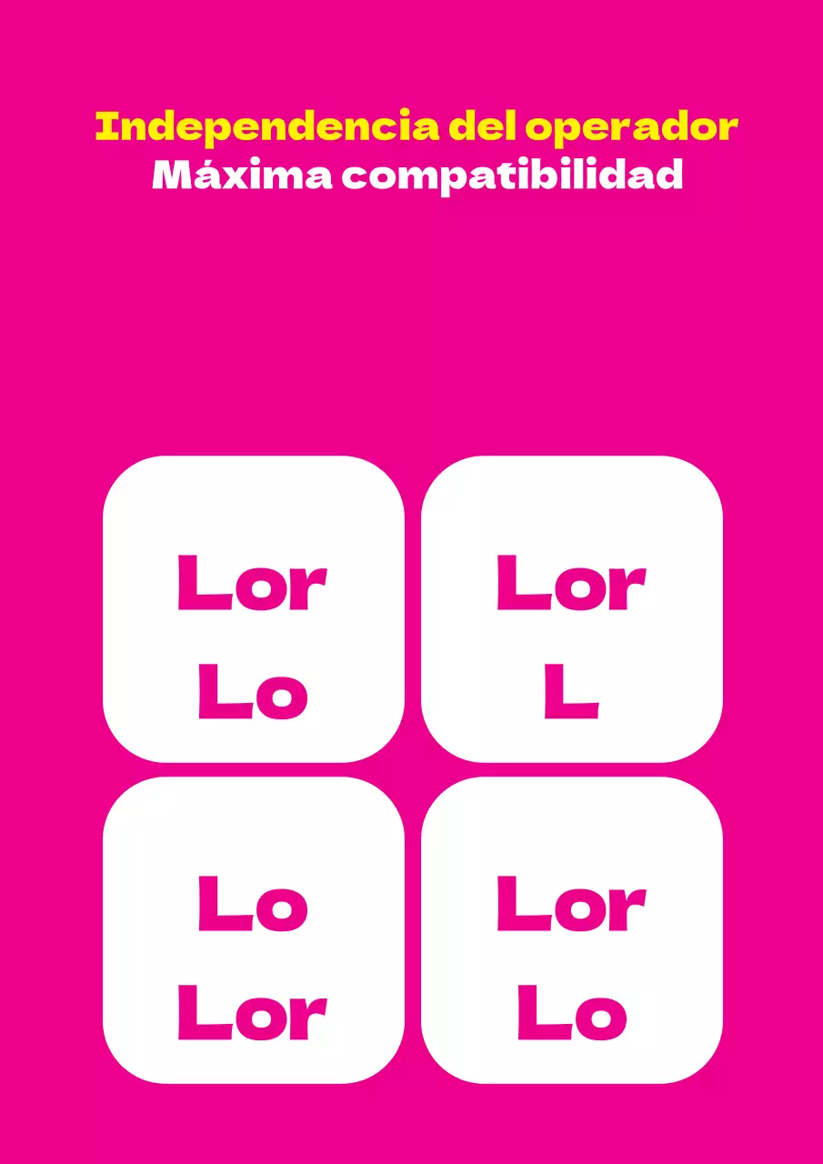 Promociona tu tienda de telefonía móvil con un cartel sencillo, rosa y destacado