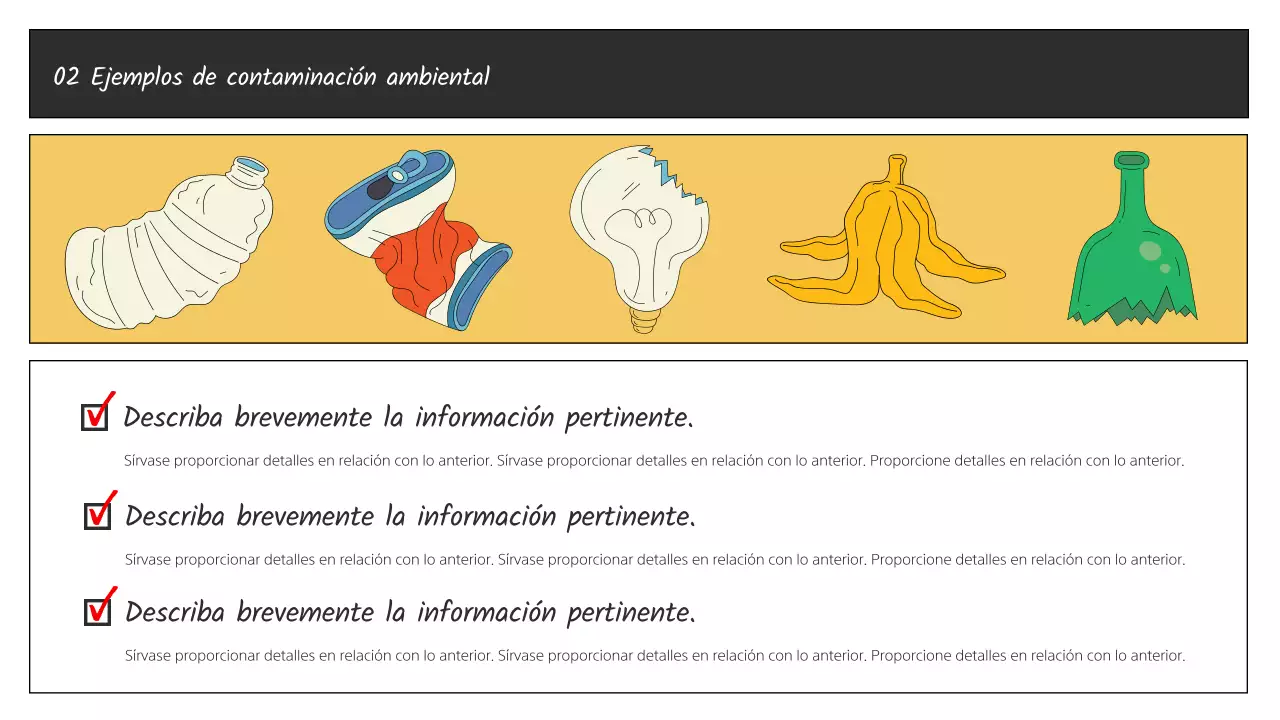 Una presentación moderna, amarilla y verde sobre el ecologismo