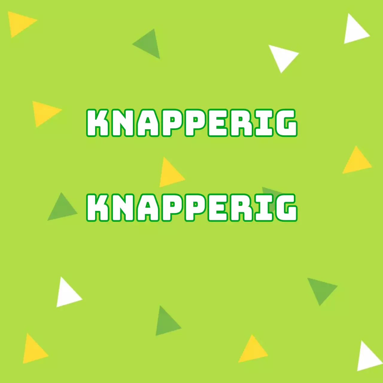 Knapperig
