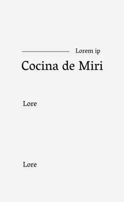 Etiqueta de cocina de texto simple gris
