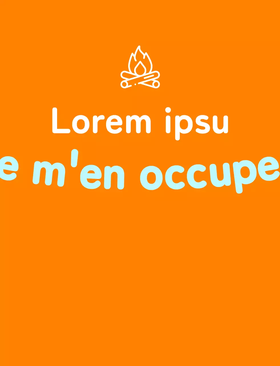 Tenue bleu clair du personnel de camping dans la nature