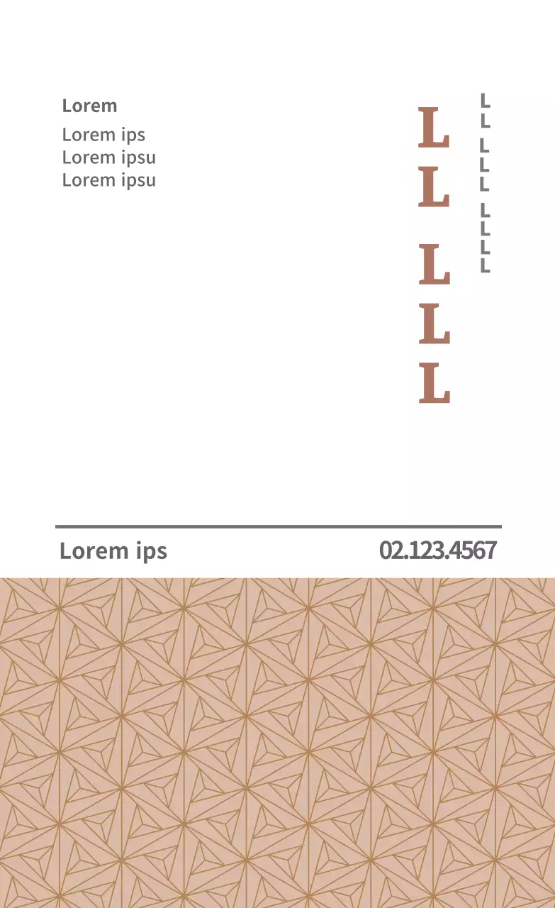 Etiqueta publicitaria marrón de clínica de medicina tradicional oriental