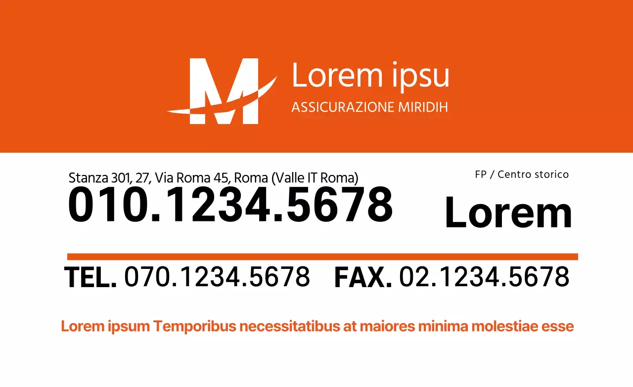 logo blu azienda semplice