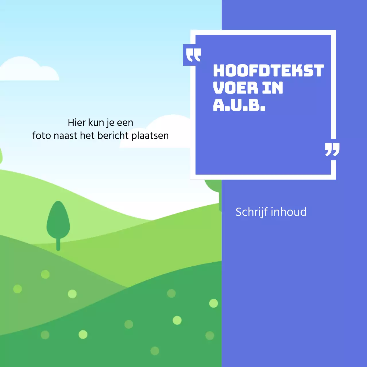 Basis CardNews-sjabloon